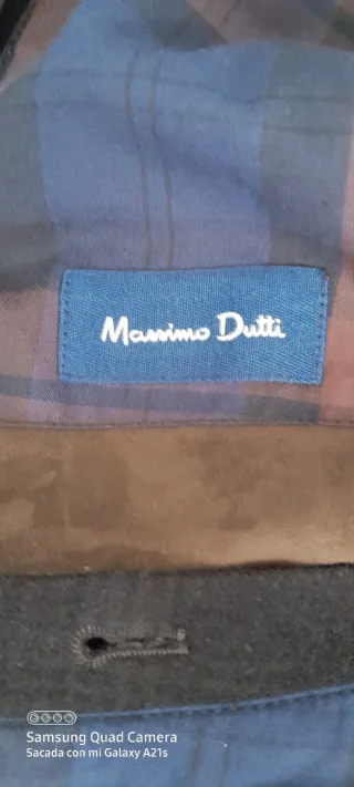 Chaqueta Massimo Dutti Hombre tonos marrones.