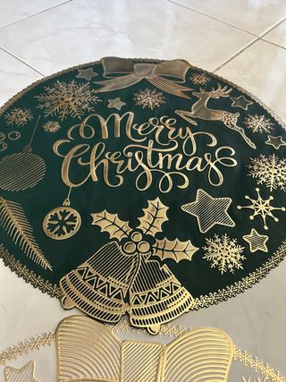 Tovagliette Natalizie Rotonde Set 4 Pezzi