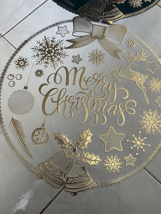 Tovagliette Natalizie Rotonde Set 4 Pezzi