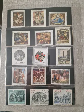 Lotto 30 Francobolli Repubblica Italiana
