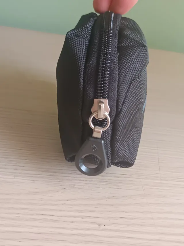 Monedero Mandarina Duck Negro/Gris