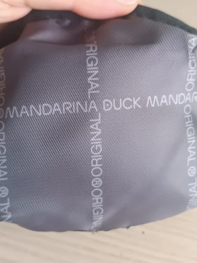 Monedero Mandarina Duck Negro/Gris