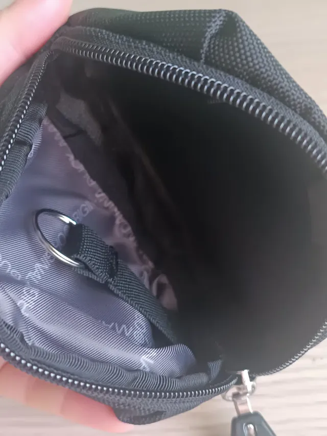 Monedero Mandarina Duck Negro/Gris