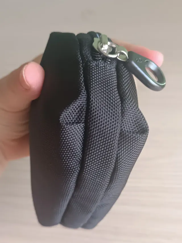 Monedero Mandarina Duck Negro/Gris