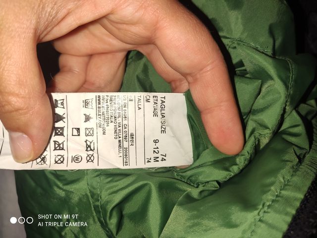 Set abbigliamento bambino 74 cm