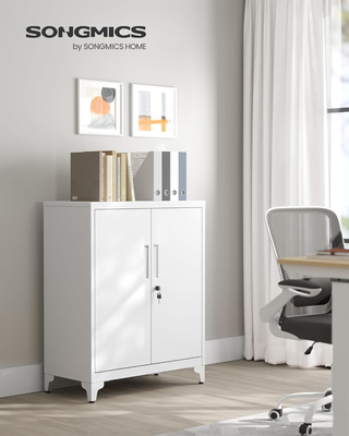 Armadietto in Metallo, Mobiletto Multiuso, Armadio