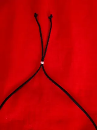 Collar Plata 925 Cuadrado Negro