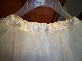 Cancán niña comunión blanco