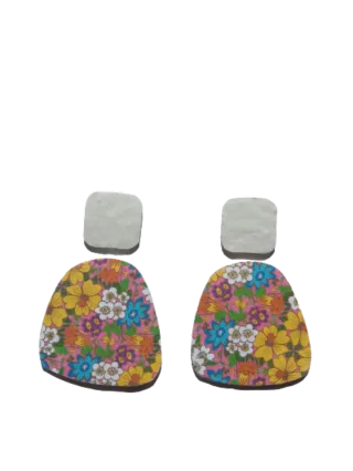 Pendientes de flores, pendientes florales, joyas