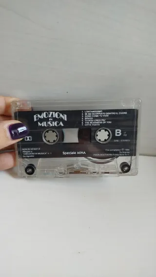 Cassetta Emozioni in Musica Speciale Mina