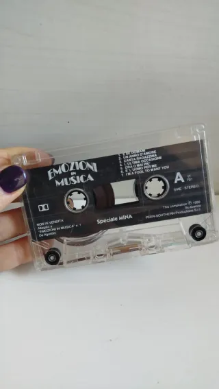 Cassetta Emozioni in Musica Speciale Mina