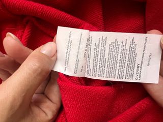 Sudadera Givenchy Roja y Blanca