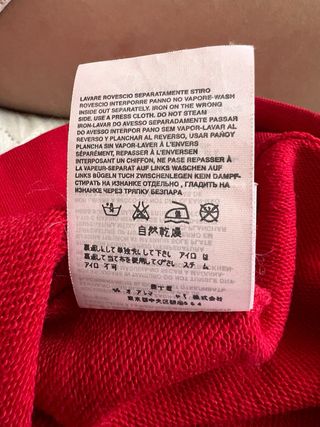 Sudadera Givenchy Roja y Blanca