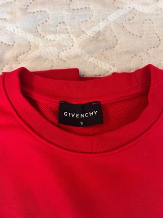 Sudadera Givenchy Roja y Blanca