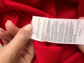 Sudadera Givenchy Roja y Blanca