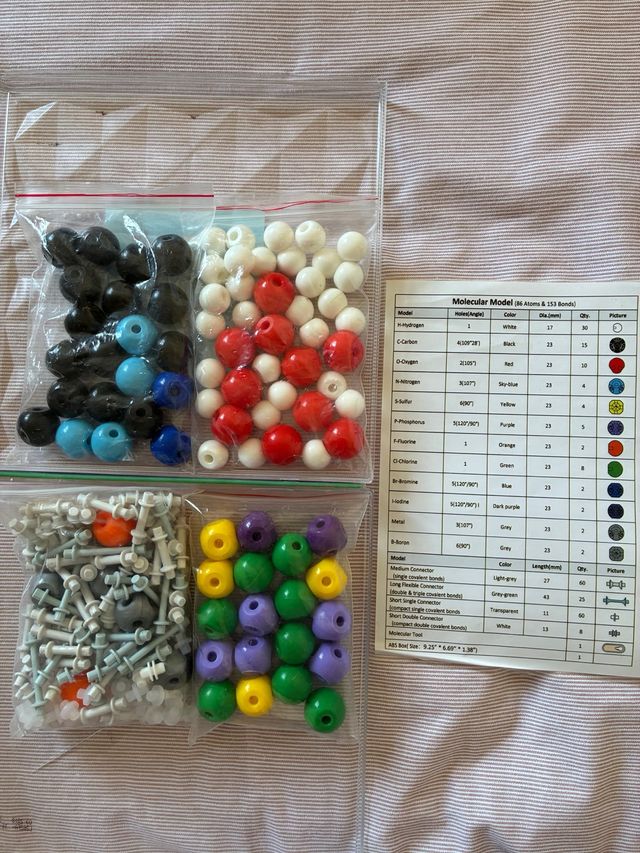 Kit Modelo Molecular Átomos y Enlaces