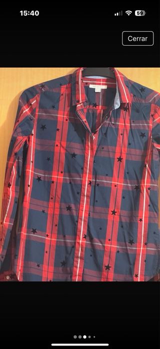 Camisa cuadros estrellas