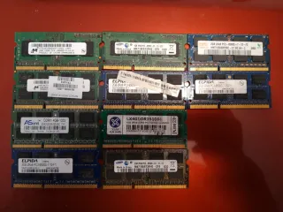 Lote Memorias RAM DDR3 para Portátil