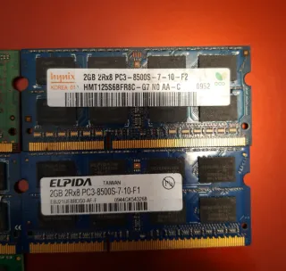 Lote Memorias RAM DDR3 para Portátil