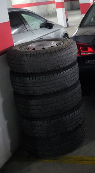 4 Llantas Citroen Jumper 15 con Neumático