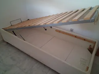 2 canapé 2 colchones 90cm,Mesita,cabeceros y colch