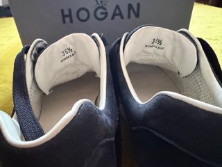 Hogan Sneakers Donna Pelle Scamosciata Blu Tg 36.5