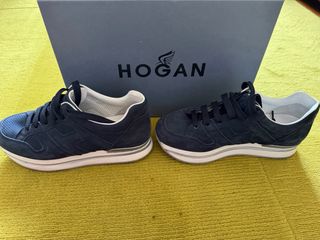 Hogan Sneakers Donna Pelle Scamosciata Blu Tg 36.5