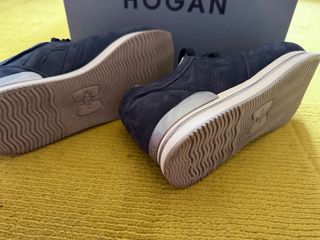 Hogan Sneakers Donna Pelle Scamosciata Blu Tg 36.5