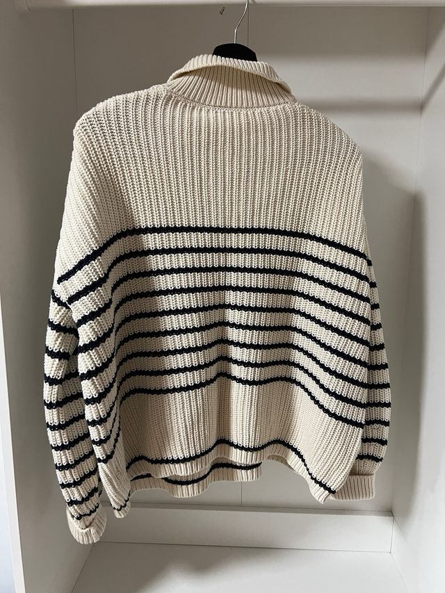 Jersey ZARA Oversize Rayas Polo Talla M