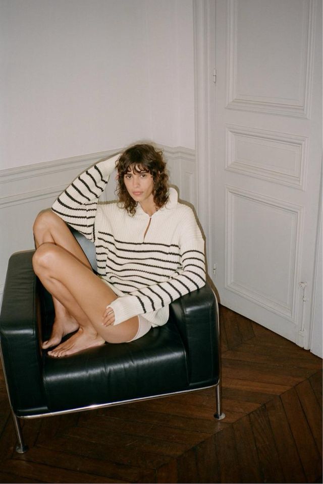 Jersey ZARA Oversize Rayas Polo Talla M