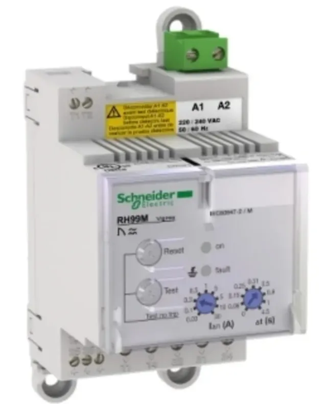 Relé Schneider RH99M Fuga a Tierra
