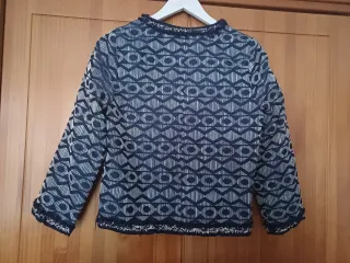 Chaqueta mujer azul y blanca Talla S