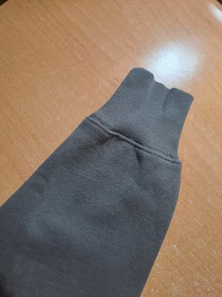 Sudadera cuello alto con cremallera hombre talla S