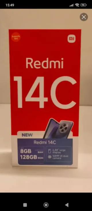 Xiaomi 14 C - 5 meses de uso con caja y cargador