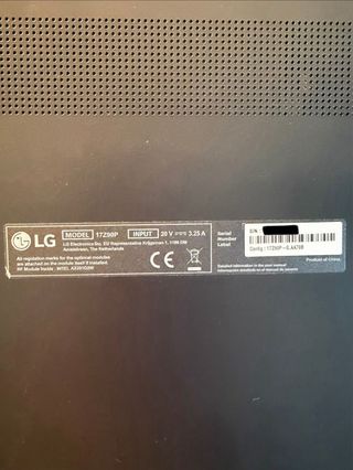 Portátil LG Gram 17” I7 - súper ligero 1,3 kilos ￼