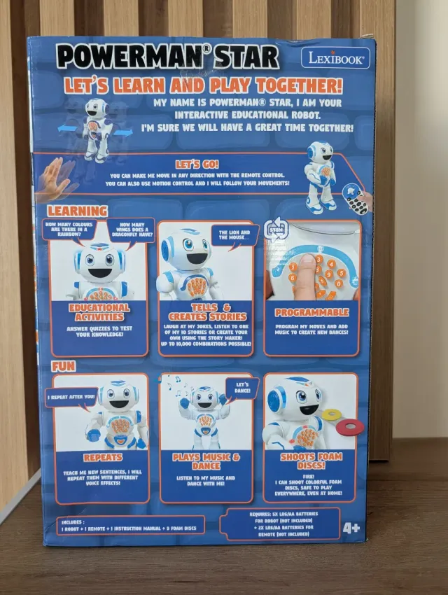 Robot educativo Lexibook Powerman Star