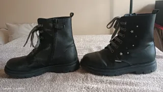 Botas Pablosky niña negras con estrellas talla 34