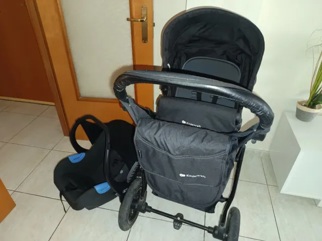 Carro Kinderkraft con silla de coche