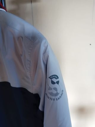 Cazadora Chico Negra y Gris