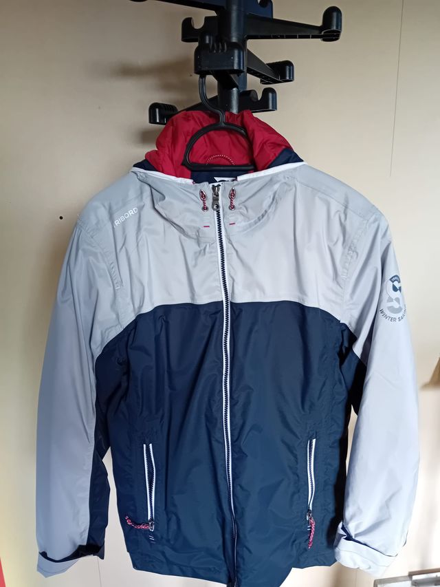 Cazadora Chico Negra y Gris