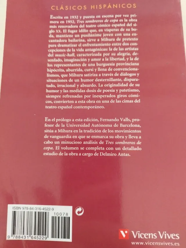 Tres Sombreros De Copa N/c