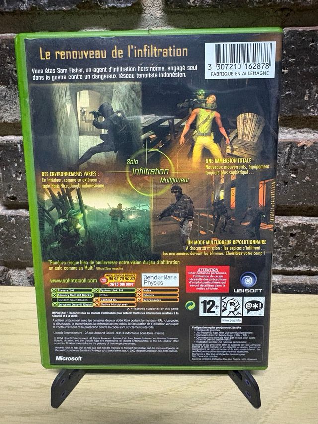 Splinter Cell Pandora Tomorrow Xbox