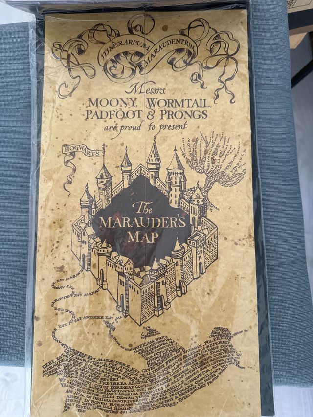 Réplica Mapa del Merodeador Harry Potter