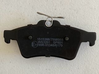 Pastilhas de travão eixo traseiro