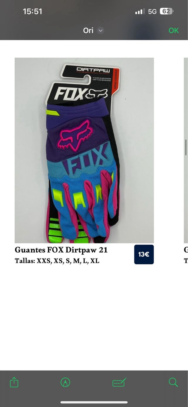 2 Gafas y 2 guantes