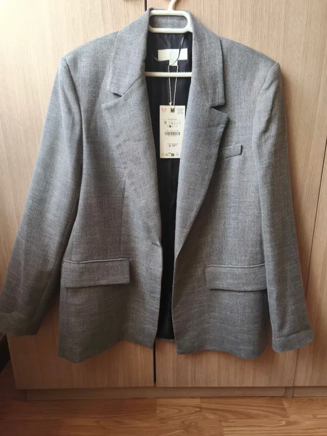 Americana Zara Gris Talla S