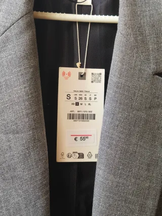 Americana Zara Gris Talla S