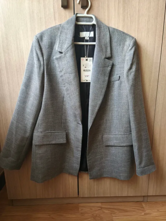 Americana Zara Gris Talla S