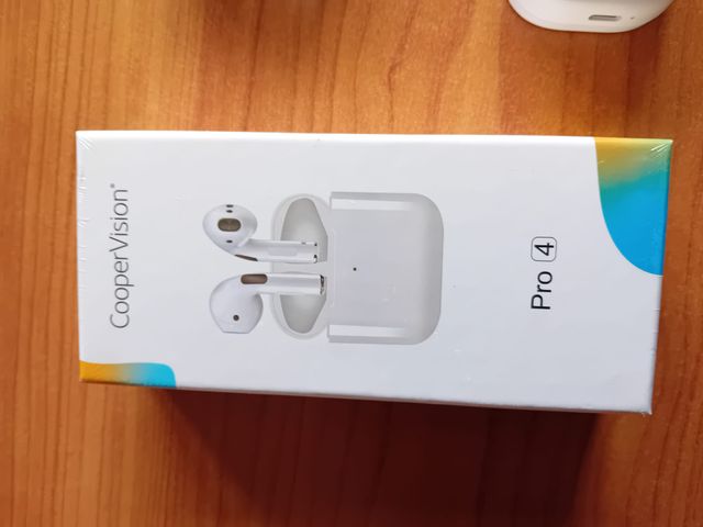 Cascos Inalámbricos CooperVision Pro 4 Blancos