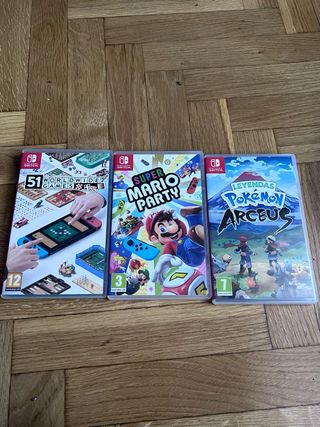 Nintendo Switch + Juegos y Accesorios